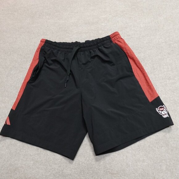 Adidas Shorts XL Black NC State Wolfpack Player Issued
